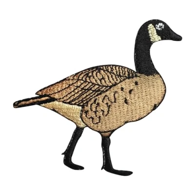 Image of Goose Patch, Kids Patch Embroidered Iron on Sew Badge for Clothes etc. 7x7cm