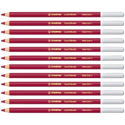 Image of Chalk Pastel Pencil STABILO CarbOthello Pack of 12 Purple