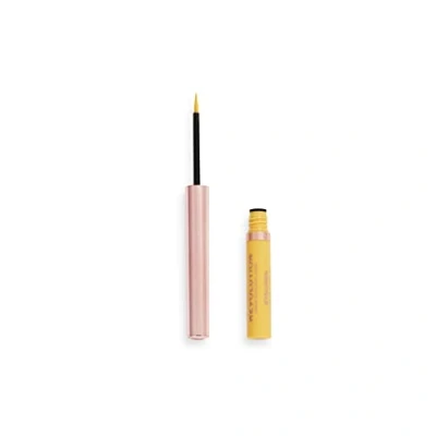 Image of Makeup Revolution, Neon Heat Coloured Eyeliner Lemon Yellow 2.4ml