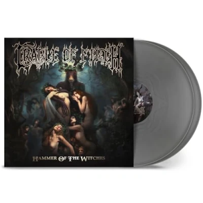 Image of Cradle Of Filth Hammer The Witches Silver vinyl Sealed 2024 UK 2 LP set NBR35613