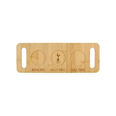 Image of FOCO Official Tottenham Hotspur FC Football Beer Shot Drinks Wooden Flight Paddle Serving Board