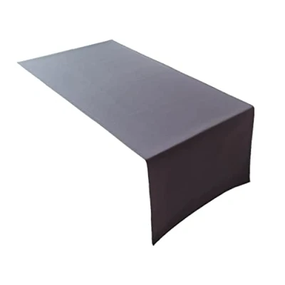 Image of Lemos Home Table Runner Linen Made from 100% Cotton Collection Concept, Choice of Colours and Sizes (Table 30 x 100 cm, Basalt Grey)