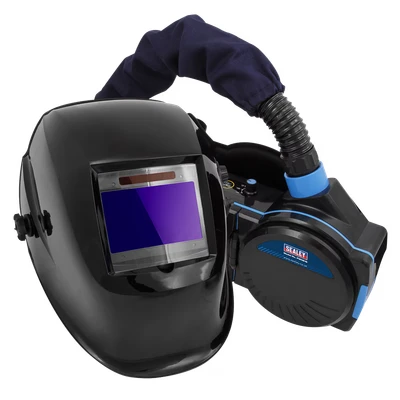 Image of Sealey Welding Helmet with Powered Air Purifying Respirator (PAPR) Auto Darkening