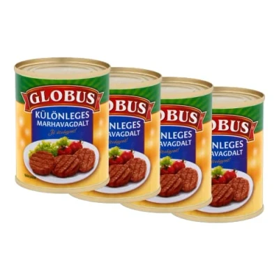 Image of Globus Hungarian Minced Beef Speciality 130 g (Pack of 4)