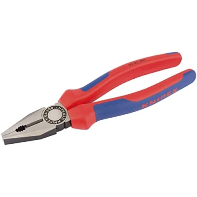 Image of Knipex 69575 Heavy Duty Handle Combination Plier, Blue, 200 mm