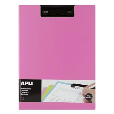 Image of APLI 17208 Clipboard with Premium Pink Flap A4