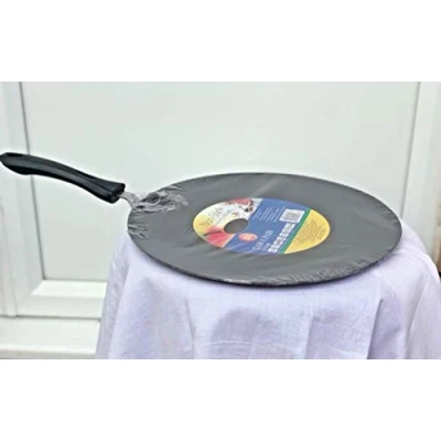 Image of 30CM Non Stick Aluminium Tawa Tava Flatbread Naan Roti Chapati Crêpe Pancake Pan