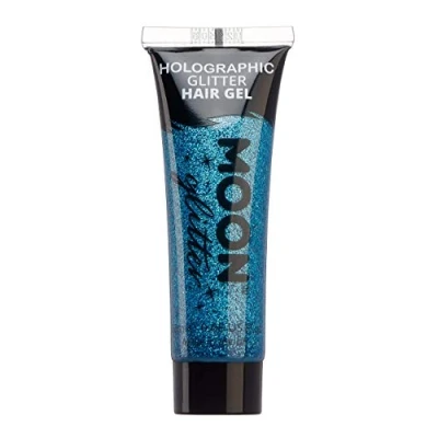 Image of Holographic Glitter Hair Gel by Moon 20ml Blue