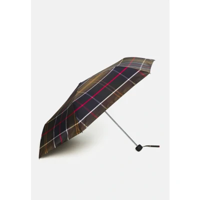 Image of Barbour Portree Umbrella Umbrella, Women&#039;s, Size: One Size, Light brown/dark blue/olive