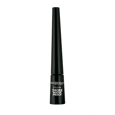 Image of Deborah Milano 24 Hour Waterproof Long Lasting Eyeliner and No Transfer Gives a Shiny Finish Ultra Precision to the Eyes, Black, 2.8 g, Pastel