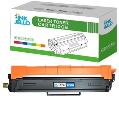 Image of InkJello Compatible Toner Cartridge Replacement for Brother DCP L3510CDW L3550CDW HL L3210CW L3230CDW L3270CDW MFC L3710CW L3730CDN L3750CDW L3770CDW TN 247 (Cyan)