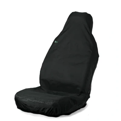 Image of TOWN &amp; COUNTRY COVERS 3D Universal Car Seat Cover, Front Heavy Duty, Waterproof, Van Covers, Designed in the UK, Oil Mud Resistant, Black