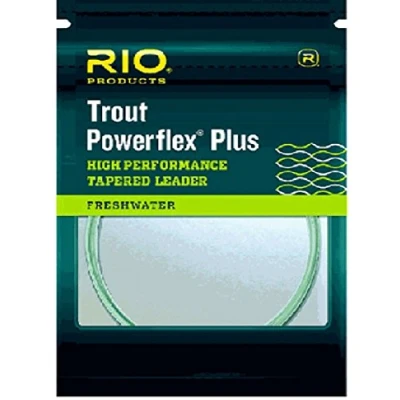 Image of Rio Powerflex Plus 9ft Leader, 7X 4 Pack