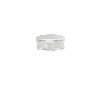 Image of Nordlux Pitcher downlight, GU10, 3 bulb, round, metal, white
