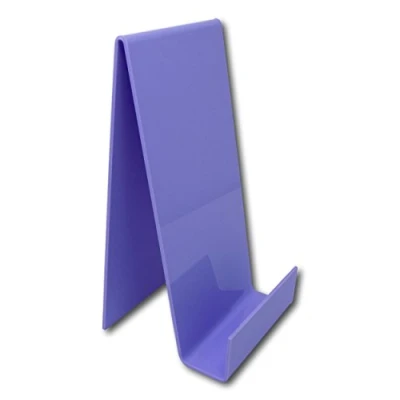 Image of EPOSGEAR XL Extra Large Plastic Acrylic Perspex Book Plate Retail Display Stand Holder Perfect for Schools, Nurseries, Libraries etc (Parma Violet)