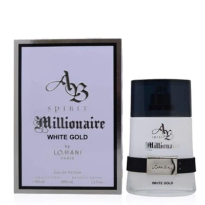 Image of Lomani Spirit Millionaire White Gold For Men 3.3 oz EDP Spray