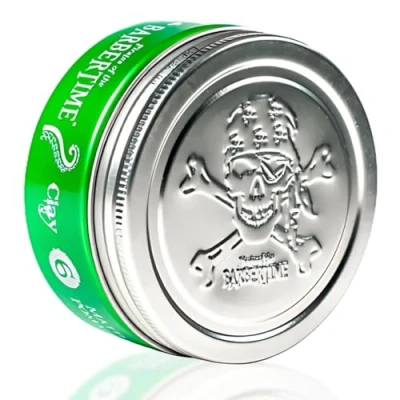 Image of BARBERTIME Hair Styling Matte Wax No6 Clay Pomade Natural Look Strong Hold 150 ml