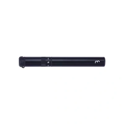 Image of BBB Aluminium Mini Pump for Bike Tires, 130 PSI, High Pressure &amp; Volume, Twist Head fits Presta, Schrader and Dunlop Valves, Includes Mounting Bracket, Dust Cover, Lock, 123g, Black