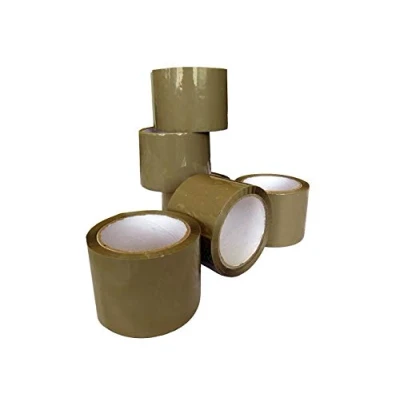 Image of 12 x Pro Plast Branded ® Extra Wide 3&quot; Brown Packing Parcel Tape 72mm 66M