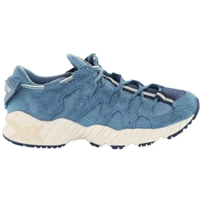 Image of ASICS Gel Mai Blue Suede Textile Lace Up Mens Sports Trainers H812L