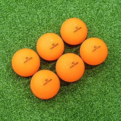 Image of FORTRESS Kwik Cricket Windballs [6 Pack] Balls Orange or Pink (Orange, Junior)
