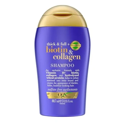 Image of OGX Thick &amp; Full + Biotin Collagen Travel Size Shampoo 88.7 ml