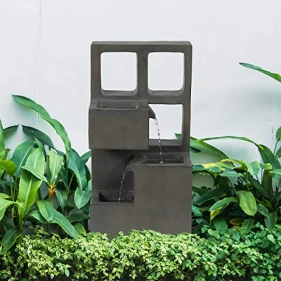 Image of GardenKraft Polyresin Frames Fountain