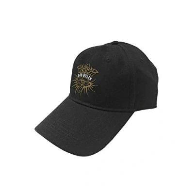 Image of Bob Dylan Baseball Cap Eye Icon Official Black Snapback Talla única
