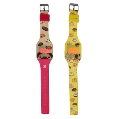 Image of Mopps Pug Silicone Digital Watch