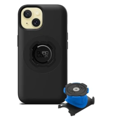 Image of Quad Lock Stem/Handlebar Bike Phone Holder Kit with MAG Case for iPhone 15