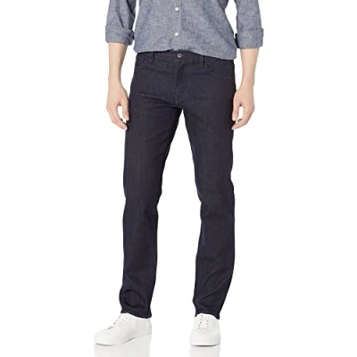 Image of Armani Exchange Men&#039;s 5 Pocket Straight Dark Rinse Jeans, Indigo Denim/Indigo, W30