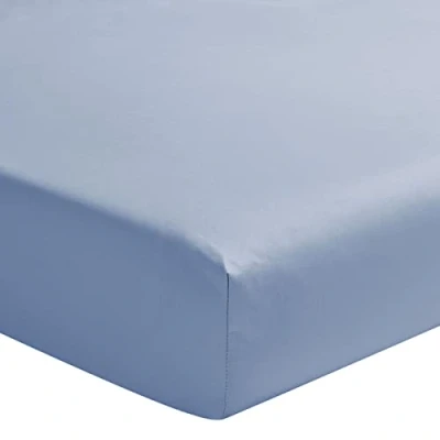 Image of Essix Plain Cotton Percale Fitted Sheet 160 x 200 cm