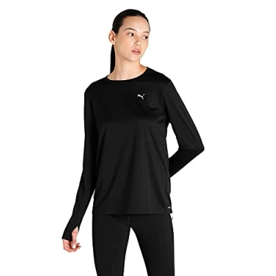 Image of Puma Run Favorite LS TEE W Black