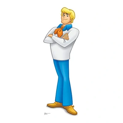 Image of Star Cutouts SC685 &quot;Fred Scooby Doo&quot; Cardboard Cut out