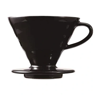 Image of HARIO Ceramic Coffee Dripper V60 02 Matte Black