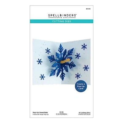 Image of Spellbinders Pop Up Snowflake Etched Dies from The Bibi&#039;s Snowflakes Collection by Bibi Cameron