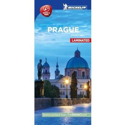 Image of Prague Michelin City Map 9215: Laminated Plan (Michelin Plans, 15)
