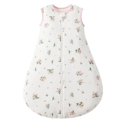 Image of Duomiaomiao Baby Sleeping Bag 1.5 Tog, 100% Cotton Newborn Sleep Sack 18 36 Months Unisex Wearable Blanket for Girl Boy, Flower