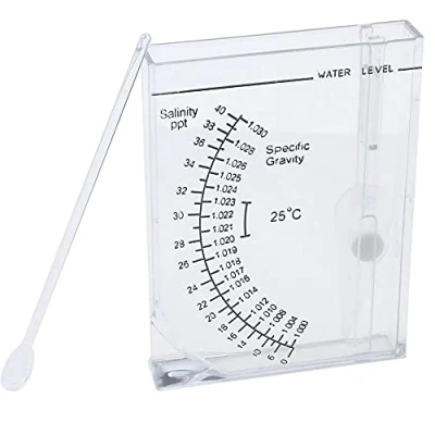 Image of CENPEK Salinity Tester Sea Specific Gravity Test for Fish Tank Pond Water Saltwater Freshwater Accurate Automatic Hydrometer
