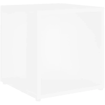 Image of vidaXL Side Table White 33x33x34.5 cm Engineered Wood