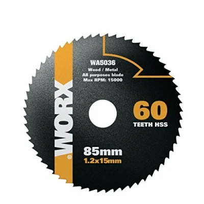 Image of WORX WA5036 85 mm 60T HSS Blade