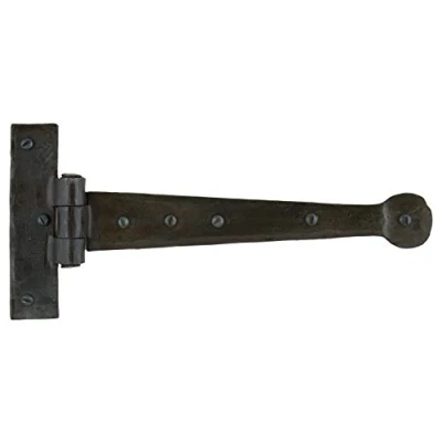 Image of From The Anvil Beeswax 9 Inch Penny End T Hinge (Pair)