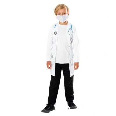 Image of Rubie&#039;s 301751XS000 Doctor Kids Fancy Dress, Boys, Girls, Multi, 5 6 Years