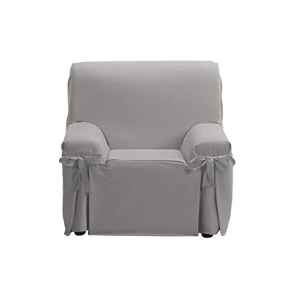 Image of Martina Home Riga Sofa Cover with Bows 1 Space grey