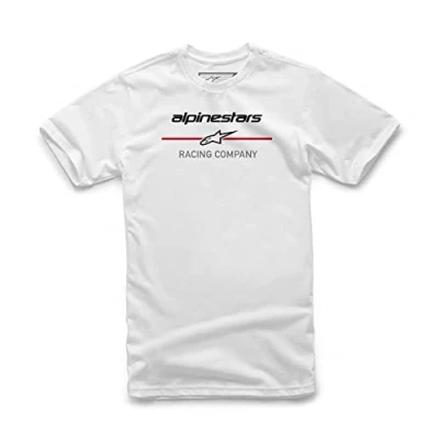 Image of Alpinestars, Bettering Tee Short Sleeve Shirt, White, S, Men&#039;s