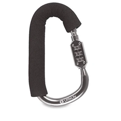 Image of LittleLife Buggy And Pushchair Coded Karabiner Lock To Attach Your Shopping Bags, Handbag or Change Bag Stroller, Pram