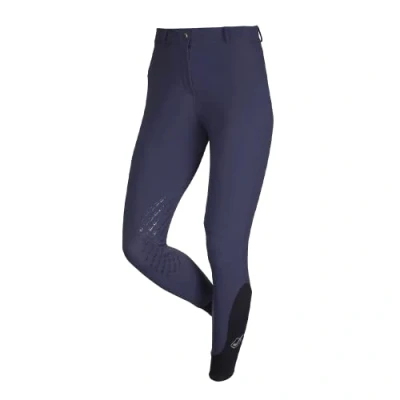 Image of LeMieux Dynamique Full Seat Jodhpurs for Women Equestrian Riding Tights Ladies Horseback Gear (Navy/UK 8)