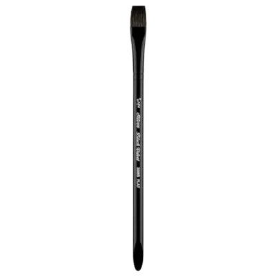 Image of Silver Brush Limited 3008S1/2in Black Velvet Square Wash Watercolour Paint Brush, Size 1/2 Inch, Short Handle