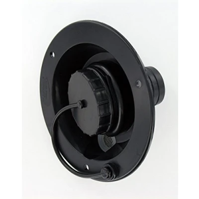 Image of Valterra BLACK Gravity Fresh Water Fill Hatch Inlet RV Trailer