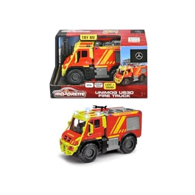 Image of Majorette 213712003038 Metal fire Brigade from The Mercedes Benz Brand, Multi Coloured